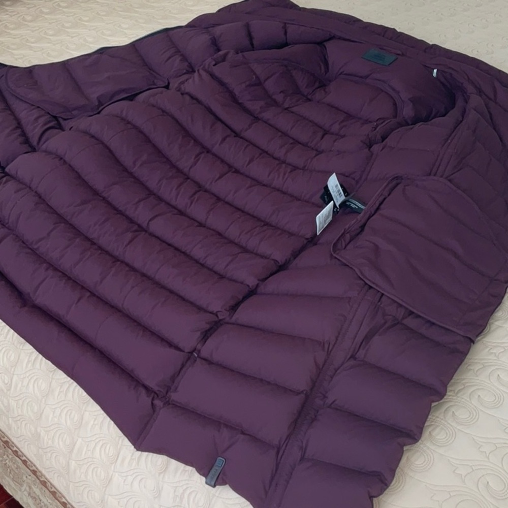 Rudsak Melodic Quilted Down Winter Coat / WITH OR WITHOUT FUR/ Burgundy / Medium - Picture 14 of 16